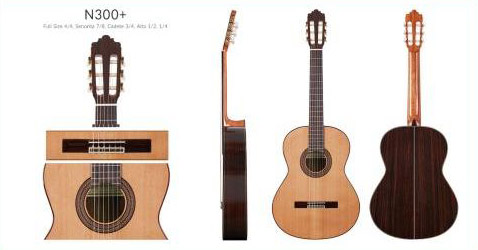 省代直营-Altamira阿尔达米拉n300+新款正品古典吉他